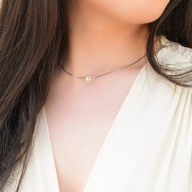 Chain Necklace, 18k Gold Plated Necklace, 18k Pure Gold Necklace, Silver 925 Necklace, Long Necklace, Handmade, Rainbow Stone, Fine Jewellery, Simple Necklace, Preciuous