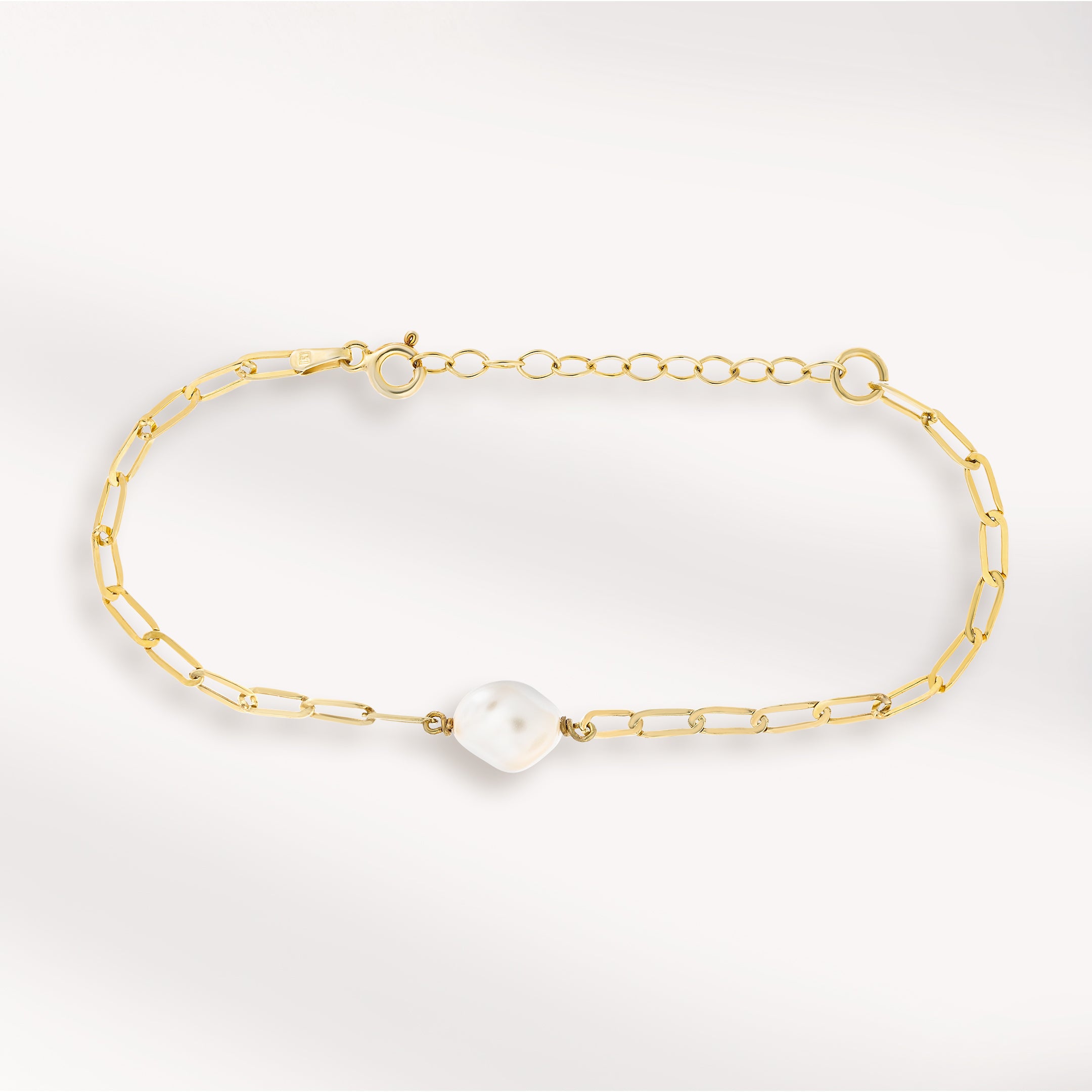 Jewellery,  Chain Bracelet, 18k Gold Plated Bracelet, 18k Pure Gold Bracelet, Silver 925 Bracelet, Handmade,Pearly Crystal, Dune Shaped Crystal 